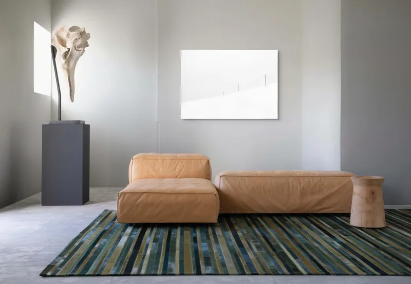Tablou Canvas Peisaj de Iarnă cu Gard Stil Minimalist Elegant, 100 x 70 cm – poza 7