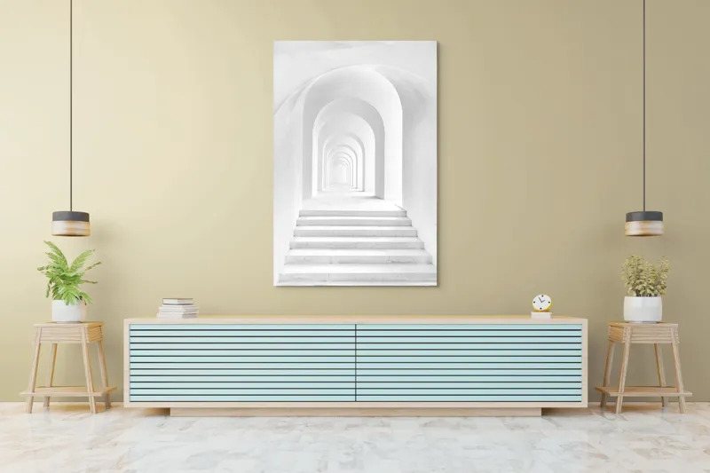 Tablou Canvas, "Dansul umbrelor arcuite spre infinit", 100 x 150 cm – poza 4