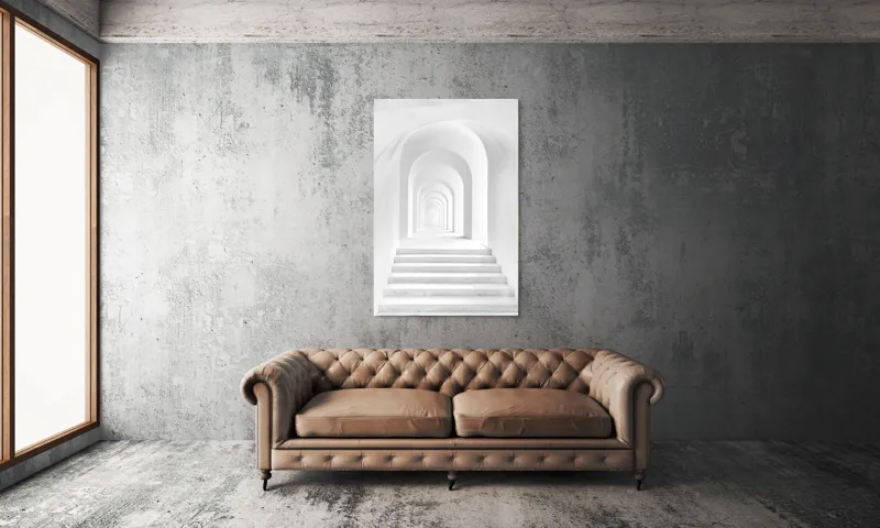 Tablou Canvas, "Dansul umbrelor arcuite spre infinit", 100 x 150 cm – poza 6