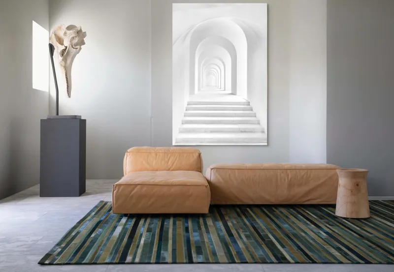 Tablou Canvas, "Dansul umbrelor arcuite spre infinit", 100 x 150 cm – poza 7