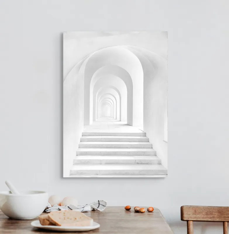 Tablou Canvas, "Dansul umbrelor arcuite spre infinit", 50 x 70 cm – poza 3