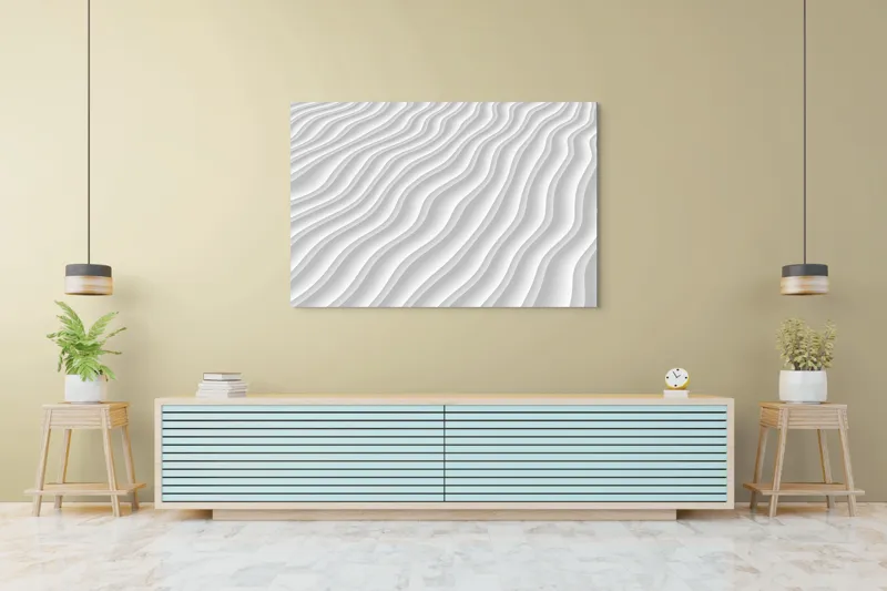 Tablou Canvas, "Valuri de Lumină și Timp", 150 x 100 cm – poza 6