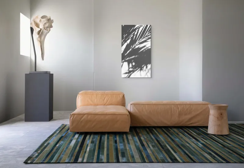 Tablou Canvas, "Umbre dansând pe perete alb", 50 x 90 cm – poza 5
