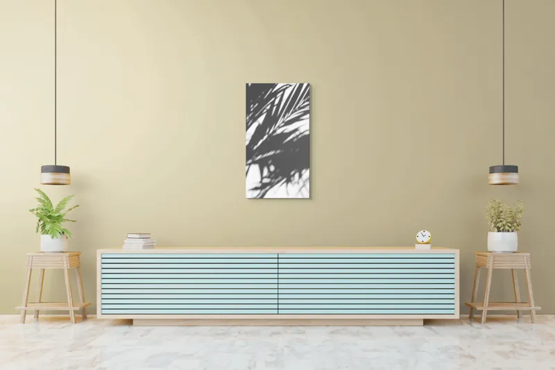 Tablou Canvas, "Umbre dansând pe perete alb", 50 x 90 cm – poza 6