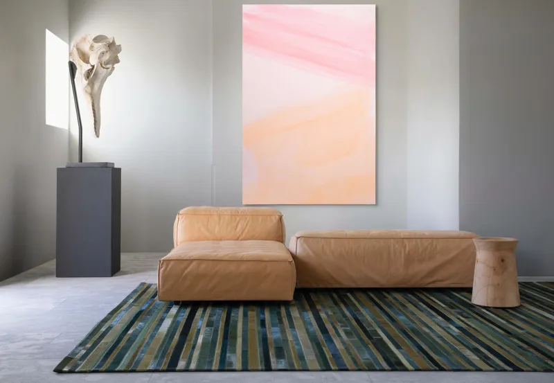 Tablou Canvas, "Vise Împletite în Aquarelă Pastelată", 100 x 150 cm – poza 7