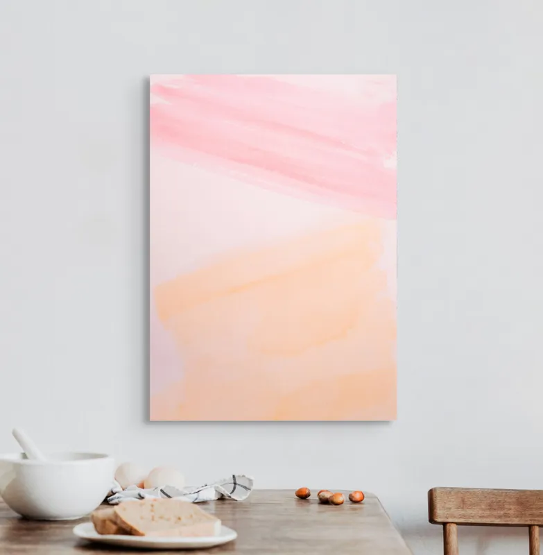 Tablou Canvas, "Vise Împletite în Aquarelă Pastelată", 50 x 70 cm – poza 3