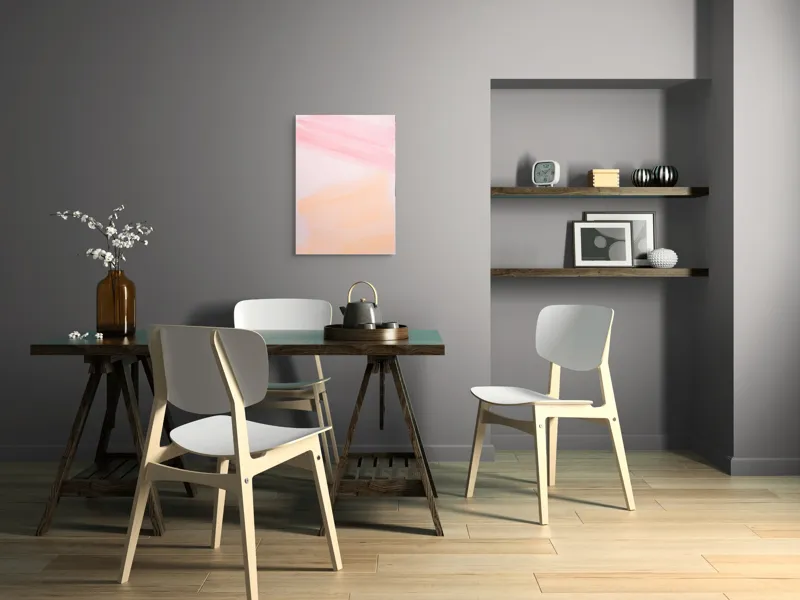 Tablou Canvas, "Vise Împletite în Aquarelă Pastelată", 50 x 70 cm – poza 5