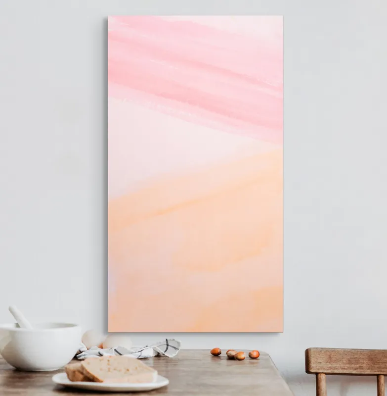 Tablou Canvas, "Vise Împletite în Aquarelă Pastelată", 50 x 90 cm – poza 3