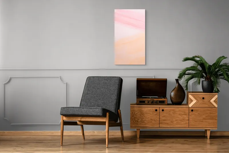 Tablou Canvas, "Vise Împletite în Aquarelă Pastelată", 50 x 90 cm – poza 8