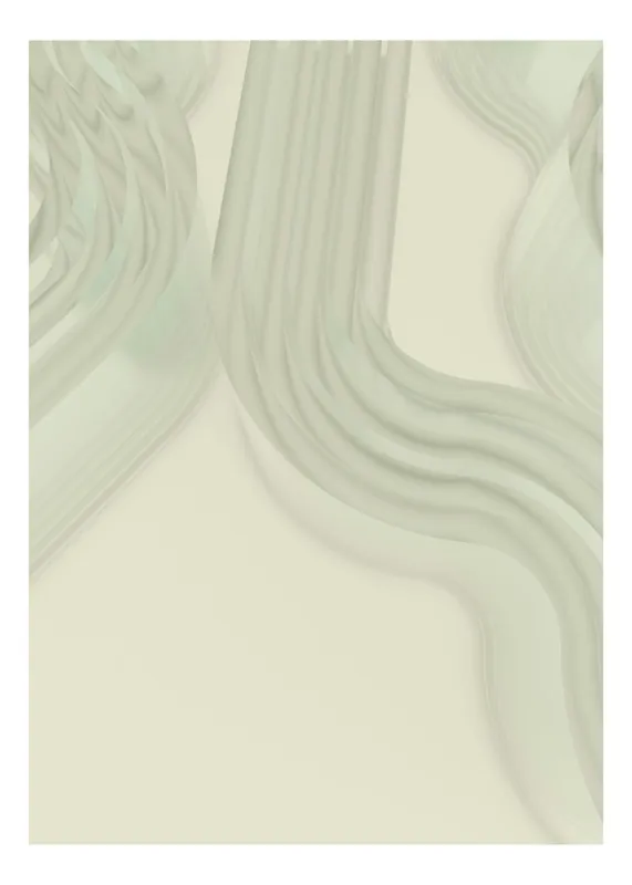Tablou Canvas Abstract Valuri Translucide, 50 x 70 cm