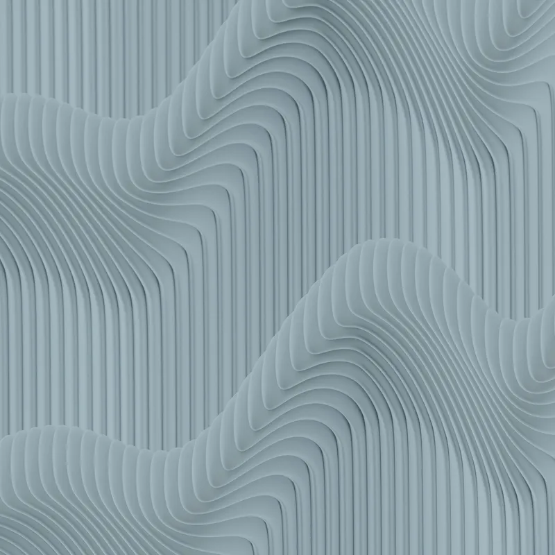 Tablou Canvas Valuri sinuoase verticale albastru textură unduire abstractizare, 50 x 50 cm – poza 2