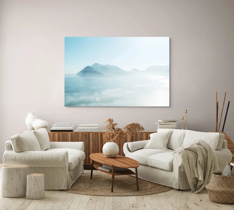 Tablou Canvas, "În Mângâierea Norilor Albastri", 150 x 100 cm – poza 3