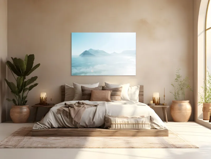 Tablou Canvas, "În Mângâierea Norilor Albastri", 150 x 100 cm – poza 4