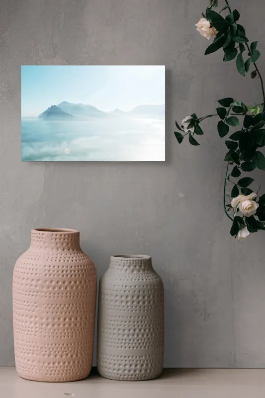 Tablou Canvas, "În Mângâierea Norilor Albastri", 39 x 26 cm – poza 4