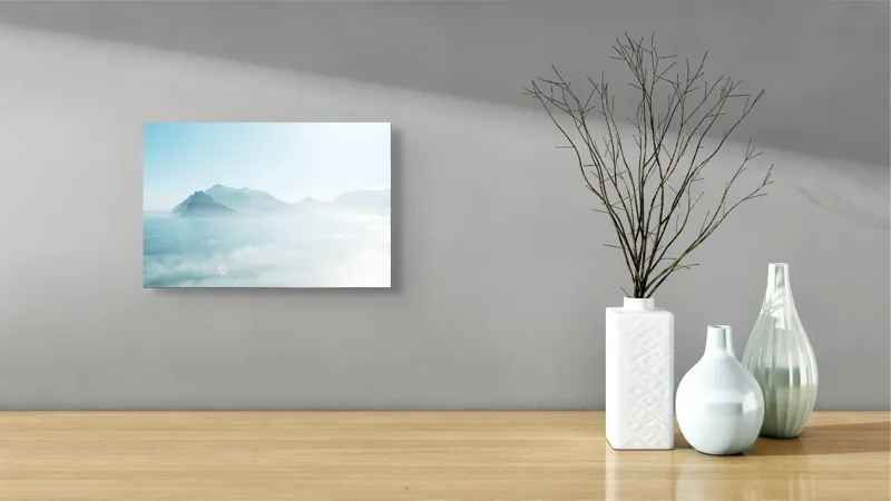 Tablou Canvas, "În Mângâierea Norilor Albastri", 39 x 26 cm – poza 8