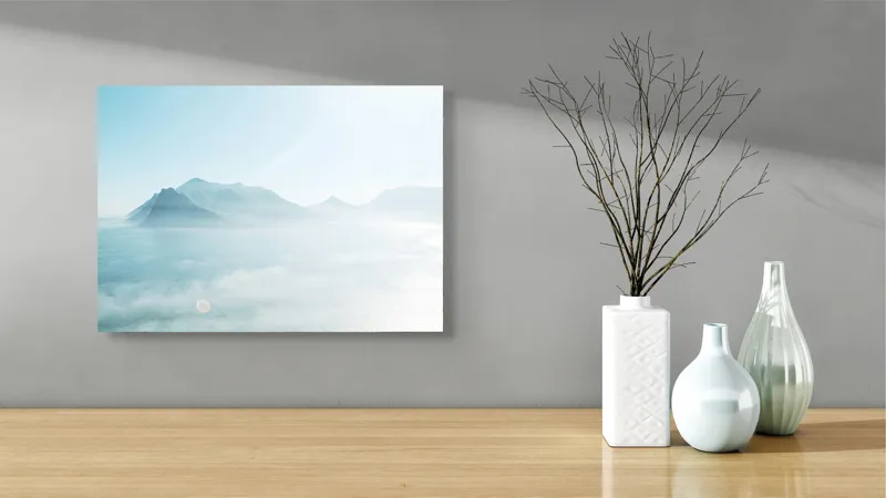 Tablou Canvas, "În Mângâierea Norilor Albastri", 54 x 39 cm – poza 3
