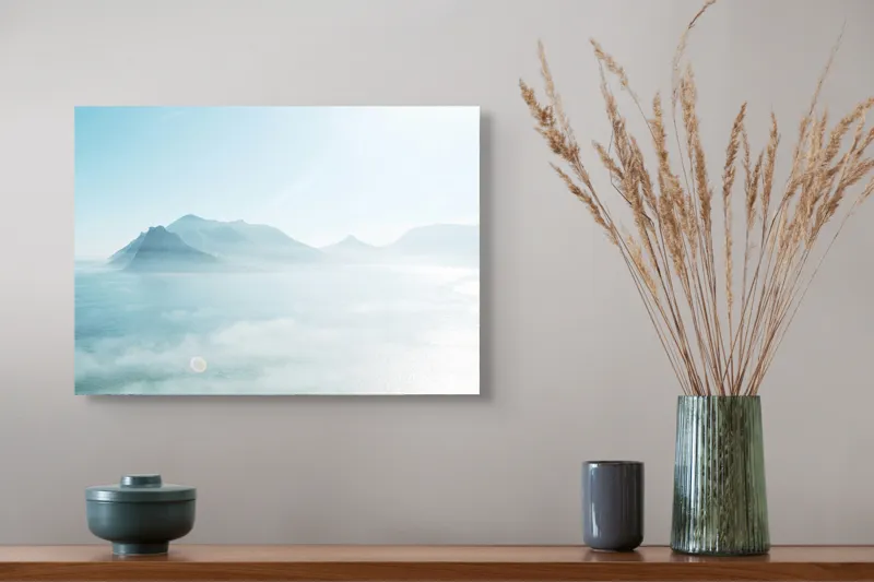 Tablou Canvas, "În Mângâierea Norilor Albastri", 54 x 39 cm – poza 4