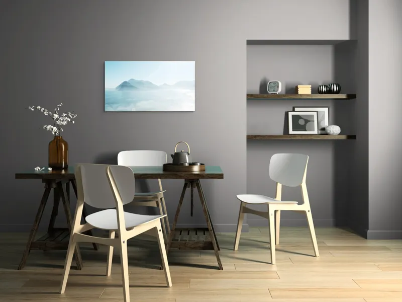 Tablou Canvas, "În Mângâierea Norilor Albastri", 90 x 50 cm – poza 3