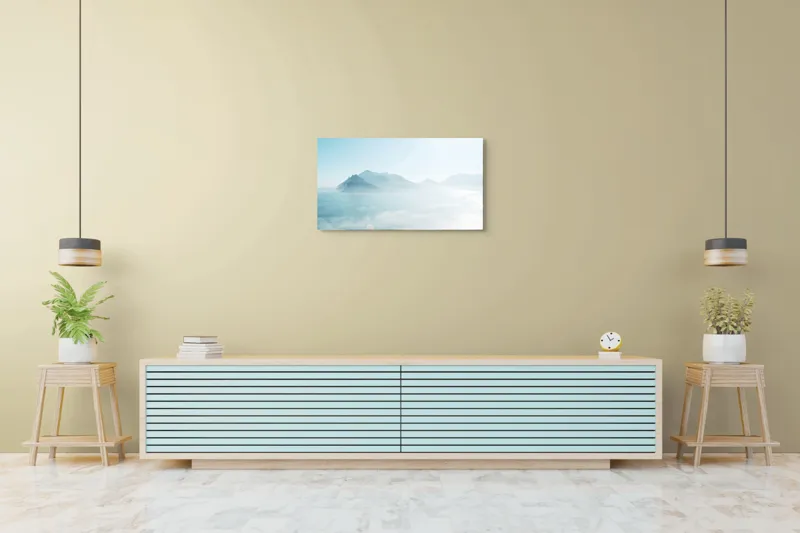 Tablou Canvas, "În Mângâierea Norilor Albastri", 90 x 50 cm – poza 5