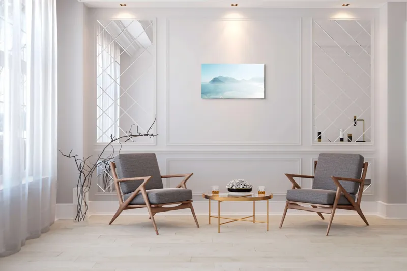 Tablou Canvas, "În Mângâierea Norilor Albastri", 90 x 50 cm – poza 7