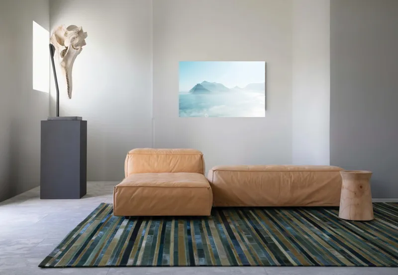 Tablou Canvas, "În Mângâierea Norilor Albastri", 90 x 50 cm – poza 8