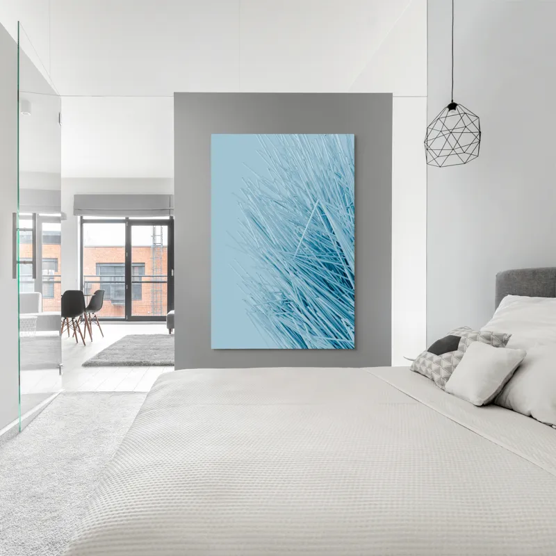 Tablou Canvas Dansul vântului printre paie albastre, 100 x 150 cm – poza 5