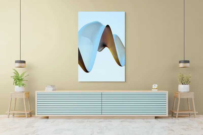 Tablou Canvas Abstract Unduiri Eterice, 100 x 150 cm – poza 4