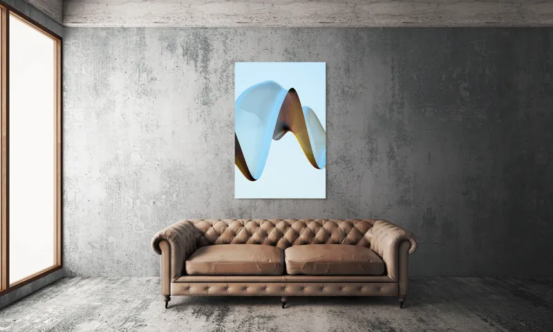 Tablou Canvas Abstract Unduiri Eterice, 100 x 150 cm – poza 6