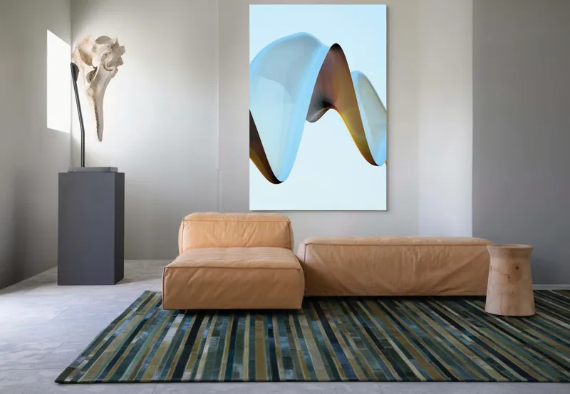 Tablou Canvas Abstract Unduiri Eterice, 100 x 150 cm – poza 7