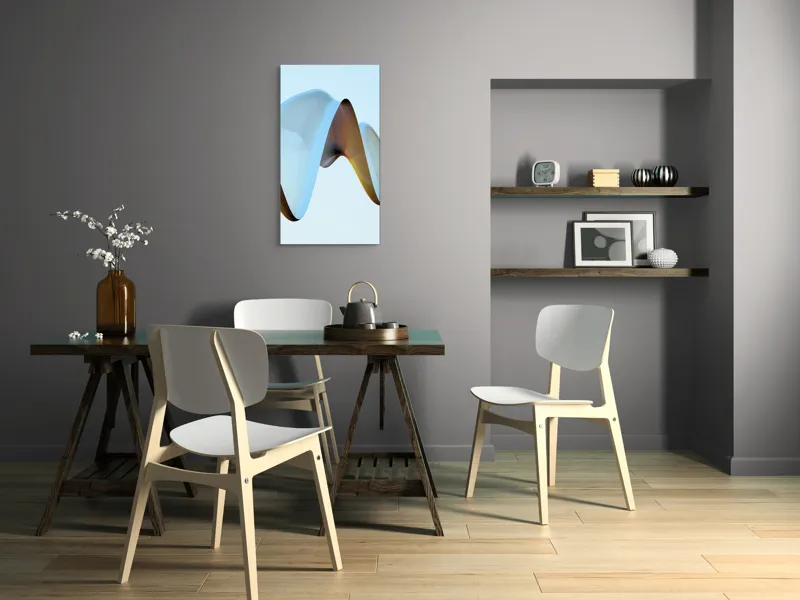 Tablou Canvas Abstract Unduiri Eterice, 50 x 90 cm – poza 4
