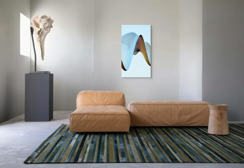 Tablou Canvas Abstract Unduiri Eterice, 50 x 90 cm – poza 5