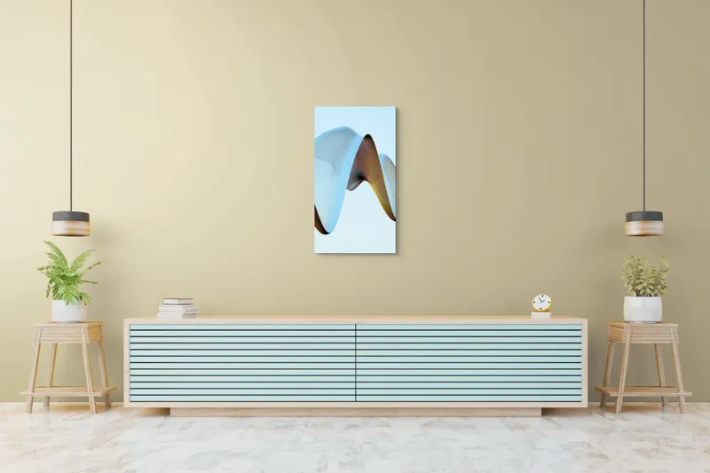 Tablou Canvas Abstract Unduiri Eterice, 50 x 90 cm – poza 6