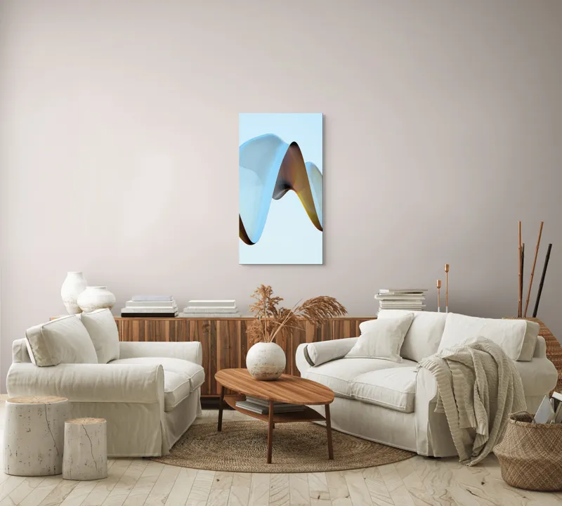 Tablou Canvas Abstract Unduiri Eterice, 50 x 90 cm – poza 7