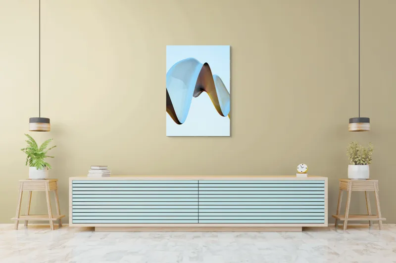Tablou Canvas Abstract Unduiri Eterice, 70 x 100 cm – poza 5