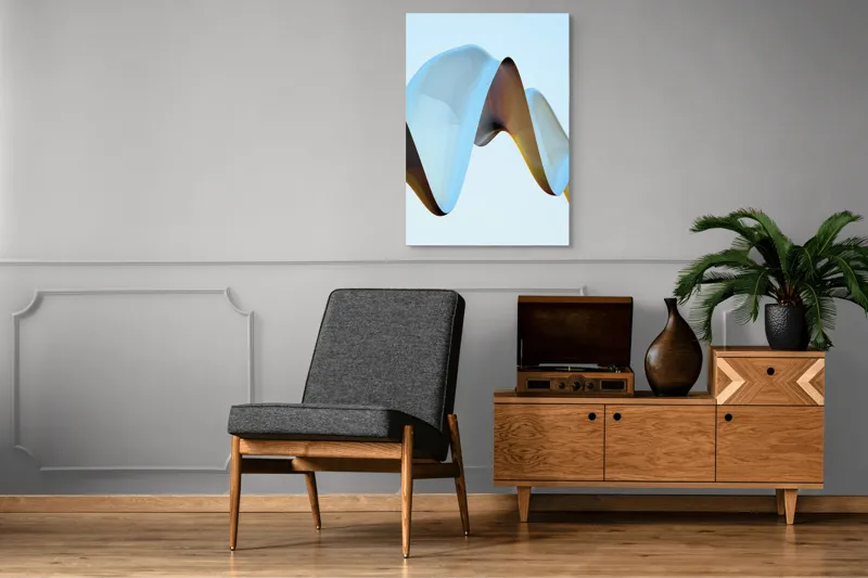 Tablou Canvas Abstract Unduiri Eterice, 70 x 100 cm – poza 6