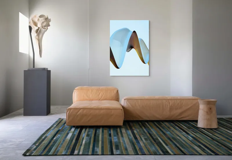 Tablou Canvas Abstract Unduiri Eterice, 70 x 100 cm – poza 7