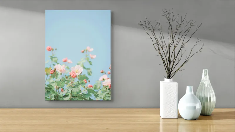 Tablou Canvas Floral Multicolor pentru Decorarea Interiorului, 39 x 54 cm – poza 4