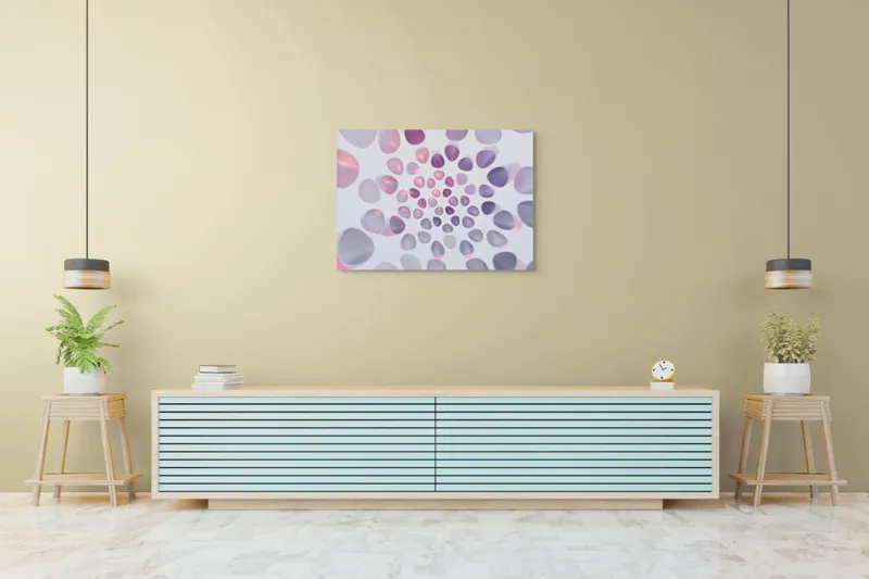 Tablou Canvas Dansul alchimic al luminilor pastelate, 100 x 70 cm – poza 4