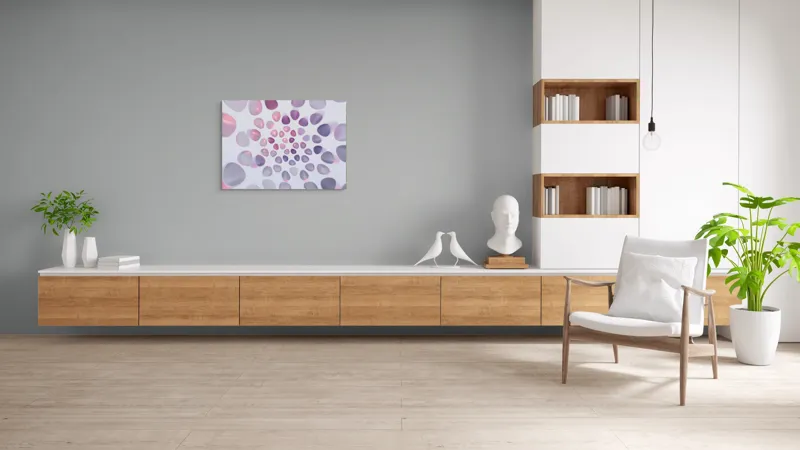 Tablou Canvas Dansul alchimic al luminilor pastelate, 100 x 70 cm – poza 6