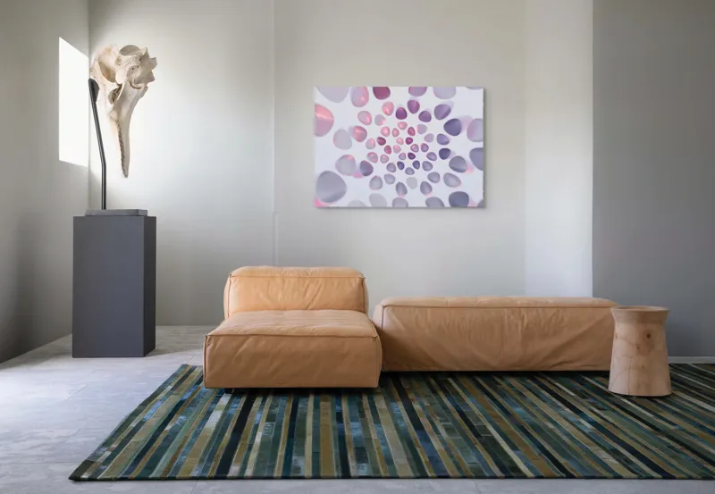 Tablou Canvas Dansul alchimic al luminilor pastelate, 100 x 70 cm – poza 7