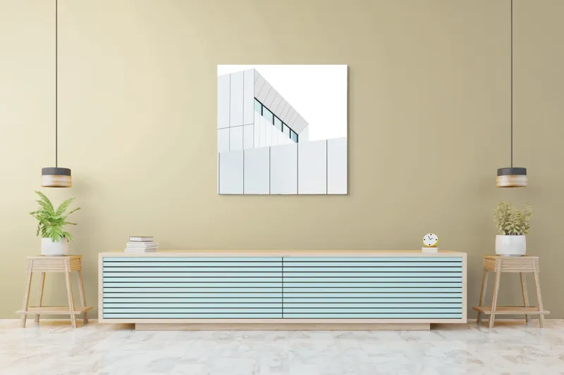 Tablou Canvas, "Geometria Liniilor și a Luminii", 100 x 100 cm – poza 5