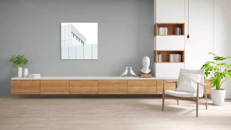 Tablou Canvas, "Geometria Liniilor și a Luminii", 100 x 100 cm – poza 8