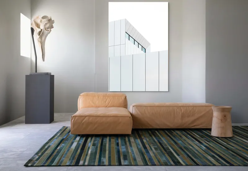 Tablou Canvas, "Geometria Liniilor și a Luminii", 100 x 150 cm – poza 7