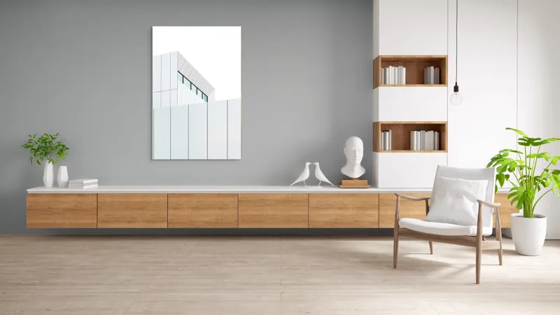 Tablou Canvas, "Geometria Liniilor și a Luminii", 100 x 150 cm – poza 8