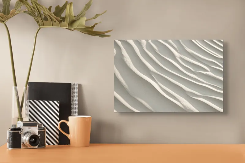 Tablou Canvas Model Dune de Nisip în Nuanțe Bej, 39 x 26 cm – poza 3