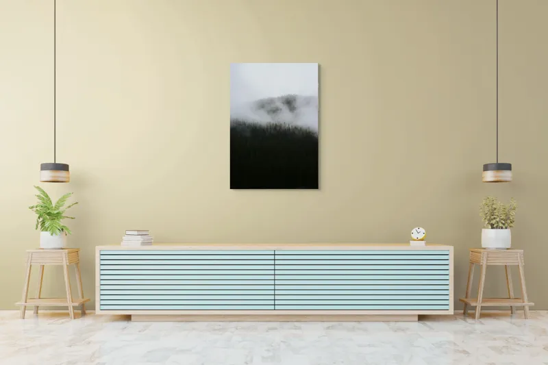 Tablou Canvas Pădure Încețoșată Atmosferă Misterioasă, 70 x 100 cm – poza 5