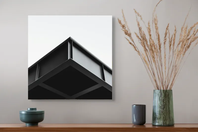 Tablou Canvas Arhitectură Modernă Colțul Tăcut, 50 x 50 cm – poza 4