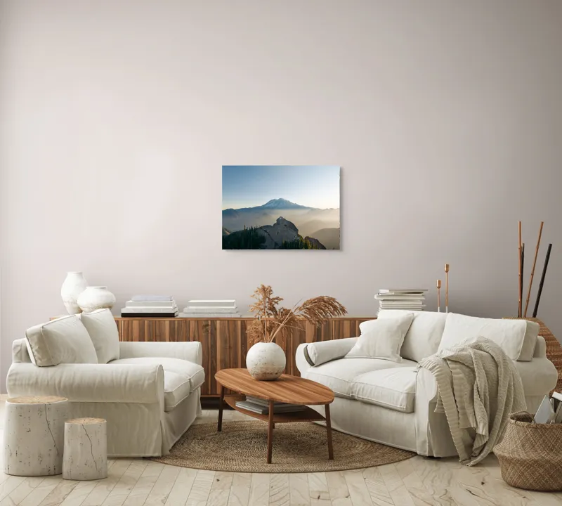Tablou Canvas Peisaj Montan Multicolor pentru Decorarea Interiorului, 70 x 50 cm – poza 6