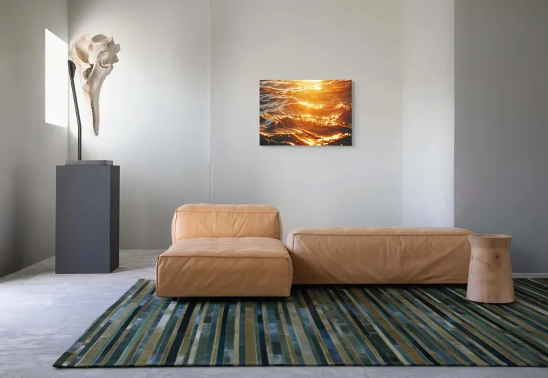 Tablou Canvas Valuri Apus Soare Atmosferă Calda Decor, 70 x 50 cm – poza 8
