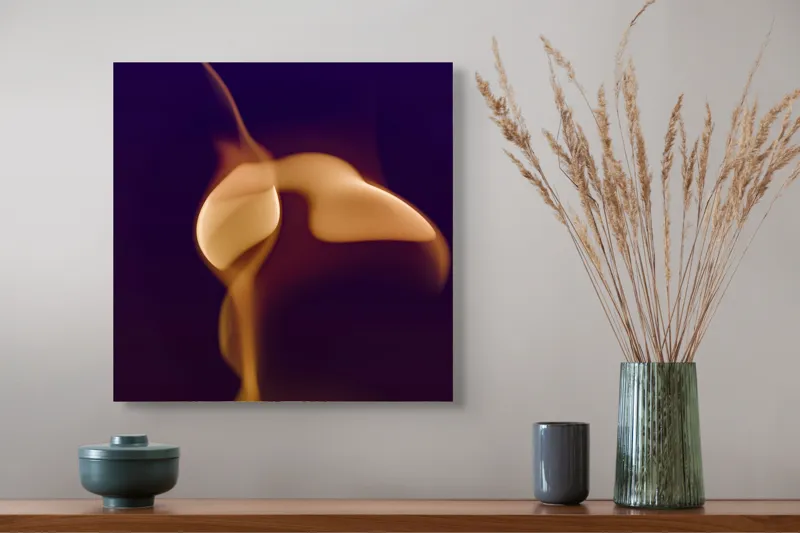 Tablou Canvas Abstract Multicolor Art, 50 x 50 cm – poza 4